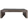 2_Uttermost Obra 48" W Bronze Aluminum Outdoor Coffee Table