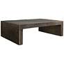 3_Uttermost Obra 48" W Bronze Aluminum Outdoor Coffee Table more views