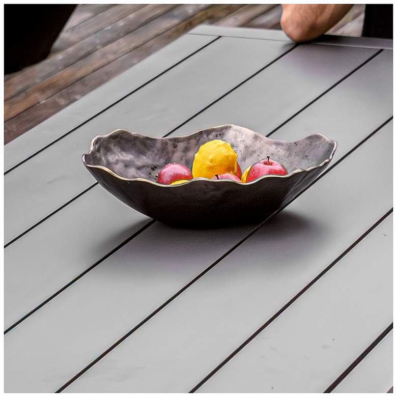 Image 2 Uttermost Obscura Bronze Indoor-Outdoor Bowl more views