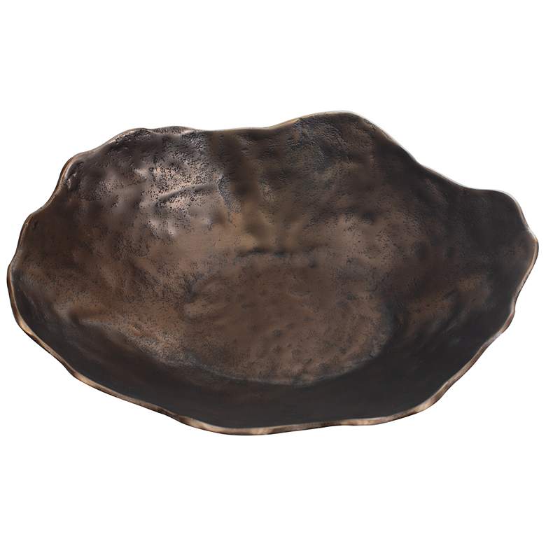Image 6 Uttermost Obscura Bronze Indoor-Outdoor Bowl more views