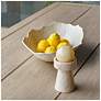 5_Uttermost Obscura Warm White Indoor-Outdoor Bowl more views