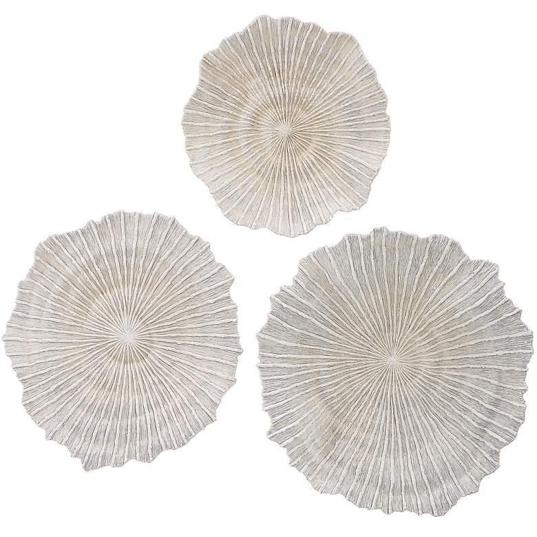 Image 5 Uttermost Ocean Gems Coral 21 3/4" Wide 3-Piece Wall Decor more views