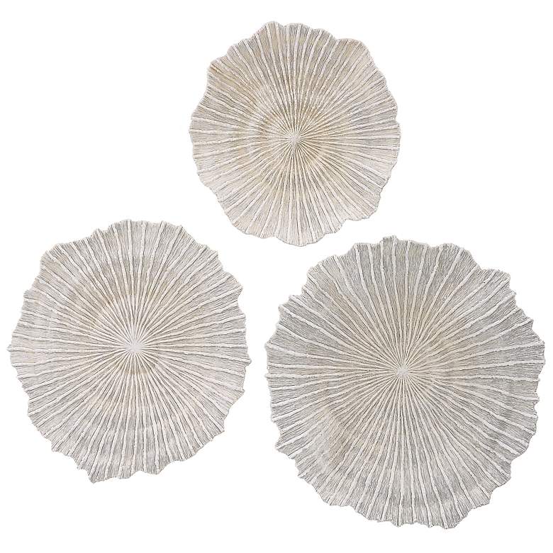 Image 6 Uttermost Ocean Gems Coral 21 3/4" Wide 3-Piece Wall Decor more views