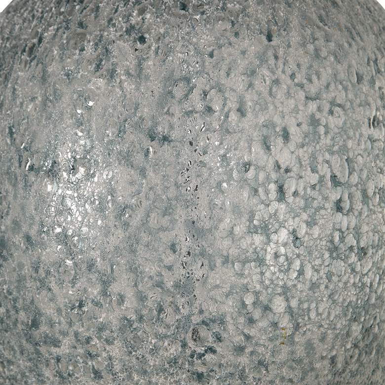 Image 3 Uttermost Oceaonna 30" Aged White and Blue Glaze Glass Table Lamp more views