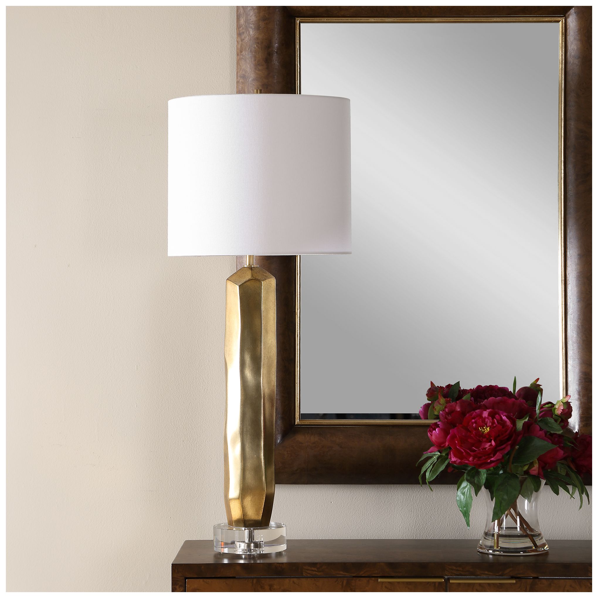 Image 3 Uttermost Octavio 36" Warm Gold Table Lamp more views