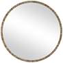 2_Uttermost Odeon 40 1/4" Round Bronze Wall Mirror