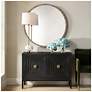 1_Uttermost Odeon 40 1/4" Round Bronze Wall Mirror