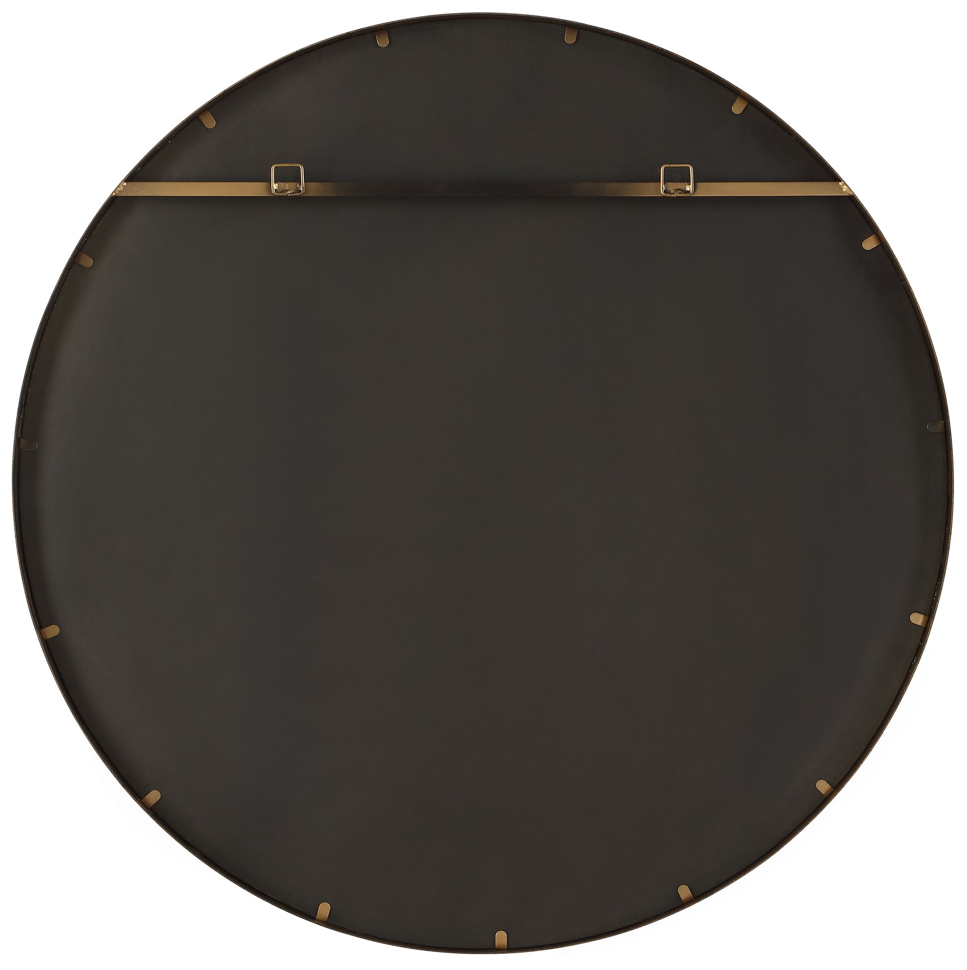 Image 7 Uttermost Odeon 40 1/4" Round Bronze Wall Mirror more views