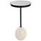Uttermost Odesa 23" High White Marble Accent Table