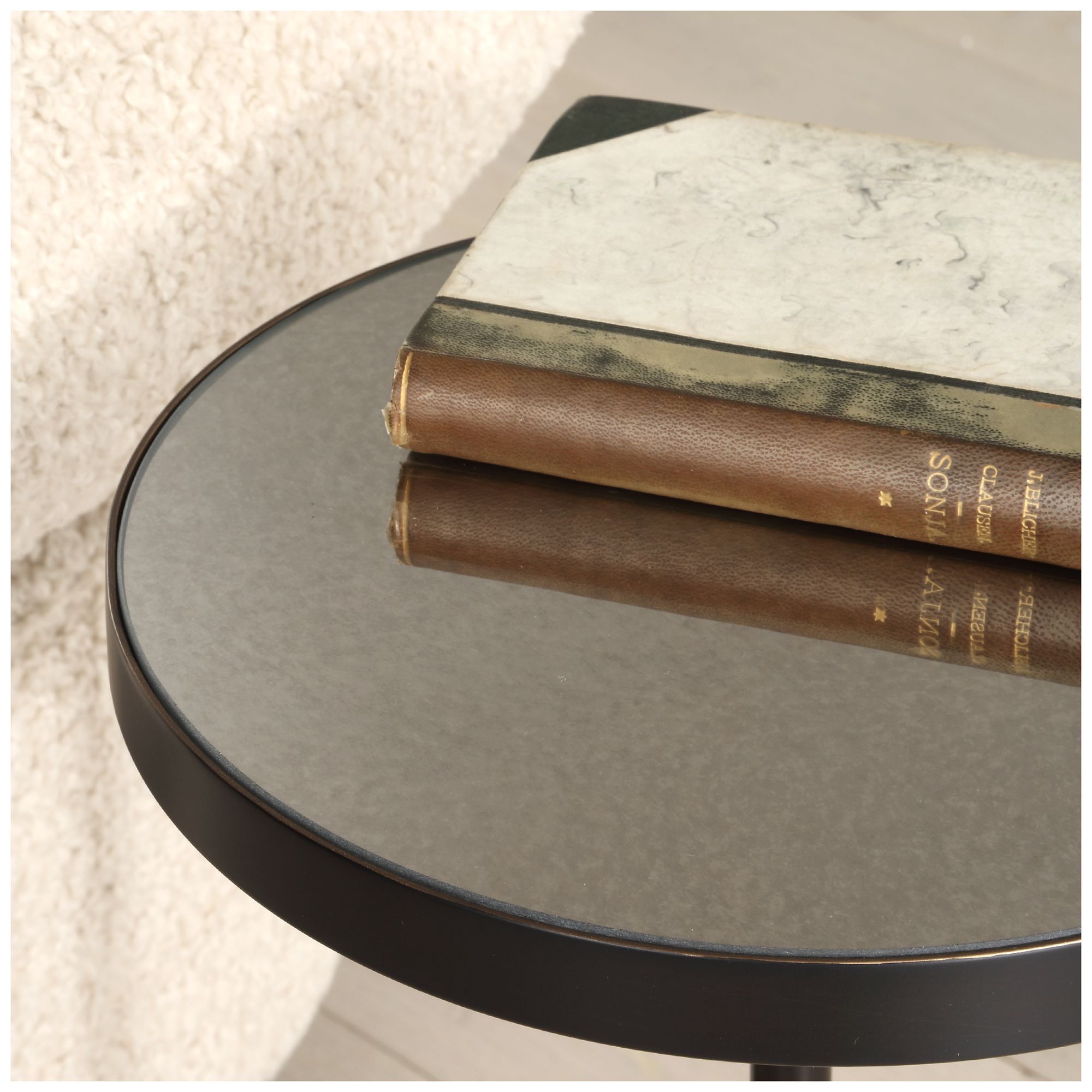 Image 4 Uttermost Odesa 23" High White Marble Accent Table more views