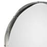 Uttermost Ohmer Antiqued Silver Leaf 40" Round Wall Mirror