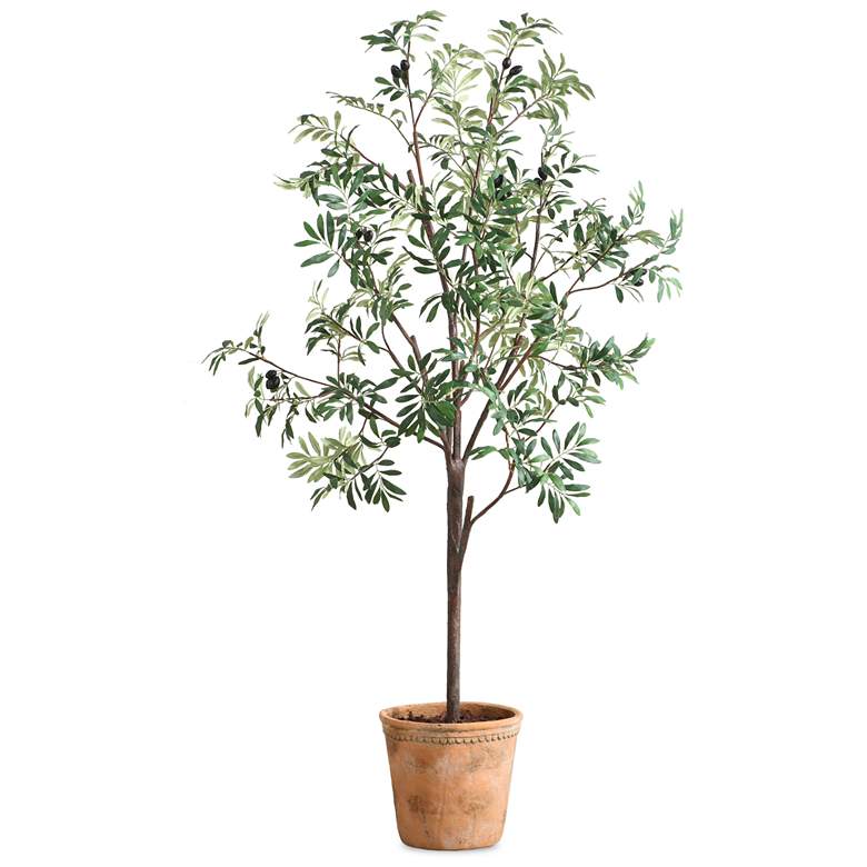 Image 2 Uttermost Olea 67" Potted Olive Tree