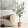 1_Uttermost Olea 67" Potted Olive Tree