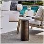 3_Uttermost Olso 21" H x 14" W Bronze Outdoor Accent Table more views