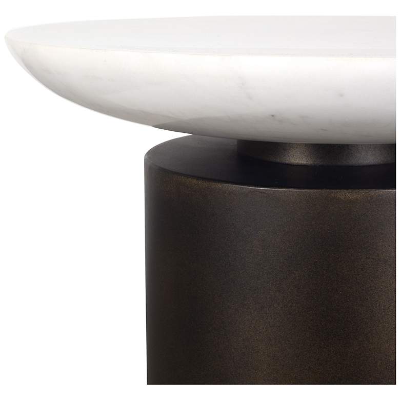 Image 5 Uttermost Olso 21" H x 14" W Bronze Outdoor Accent Table more views