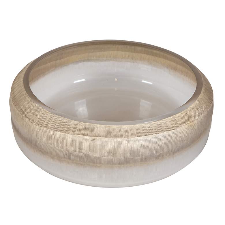 Image 5 Uttermost Ombra 14 1/2" Round Glass Bowl more views
