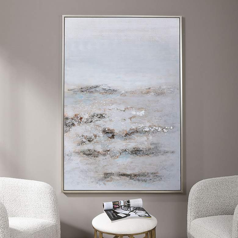 Image 2 Uttermost Open Plain 61 3/4" High Framed Canvas Wall Art