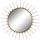 Uttermost Oracle Gold Leaf 55" Sunburst Wall Mirror