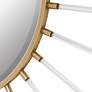 5_Uttermost Oracle Gold Leaf 55" Sunburst Wall Mirror more views