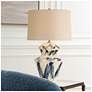 1_Uttermost Oranda 28 1/2" Blue and Cream Ceramic Table Lamp