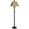 Uttermost Oratino Yellow Crackle and Bronze Floor Lamp