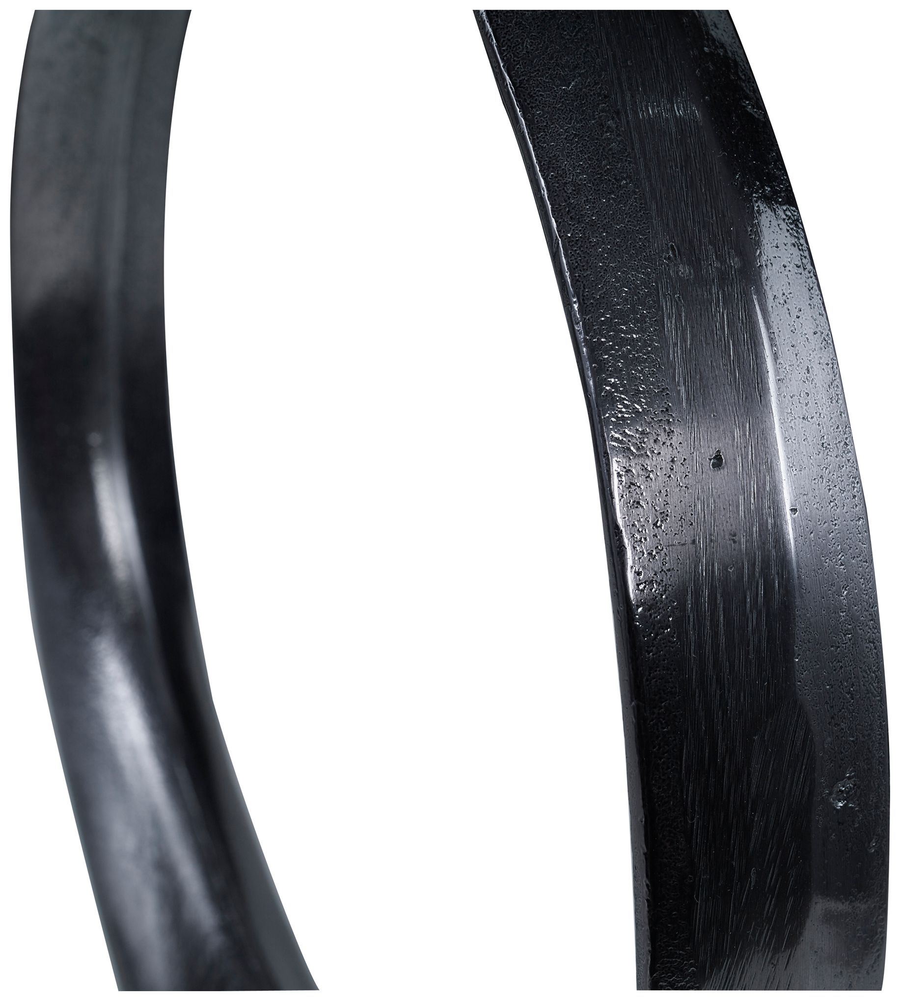 Image 6 Uttermost Orbits Black Nickel Ring Sculptures Set of 2 more views