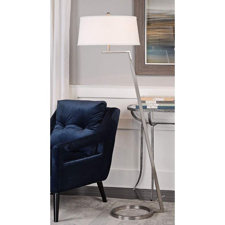 Image 1 Uttermost Ordino 63" HIgh Modern Floor Lamp