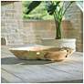 5_Uttermost Organic Embrace 19.7" Wide Teak Wood Indoor-Outdoor Bowl more views