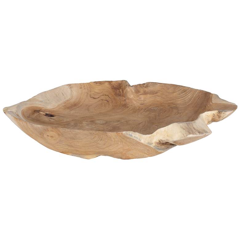 Image 6 Uttermost Organic Embrace 19.7" Wide Teak Wood Indoor-Outdoor Bowl more views