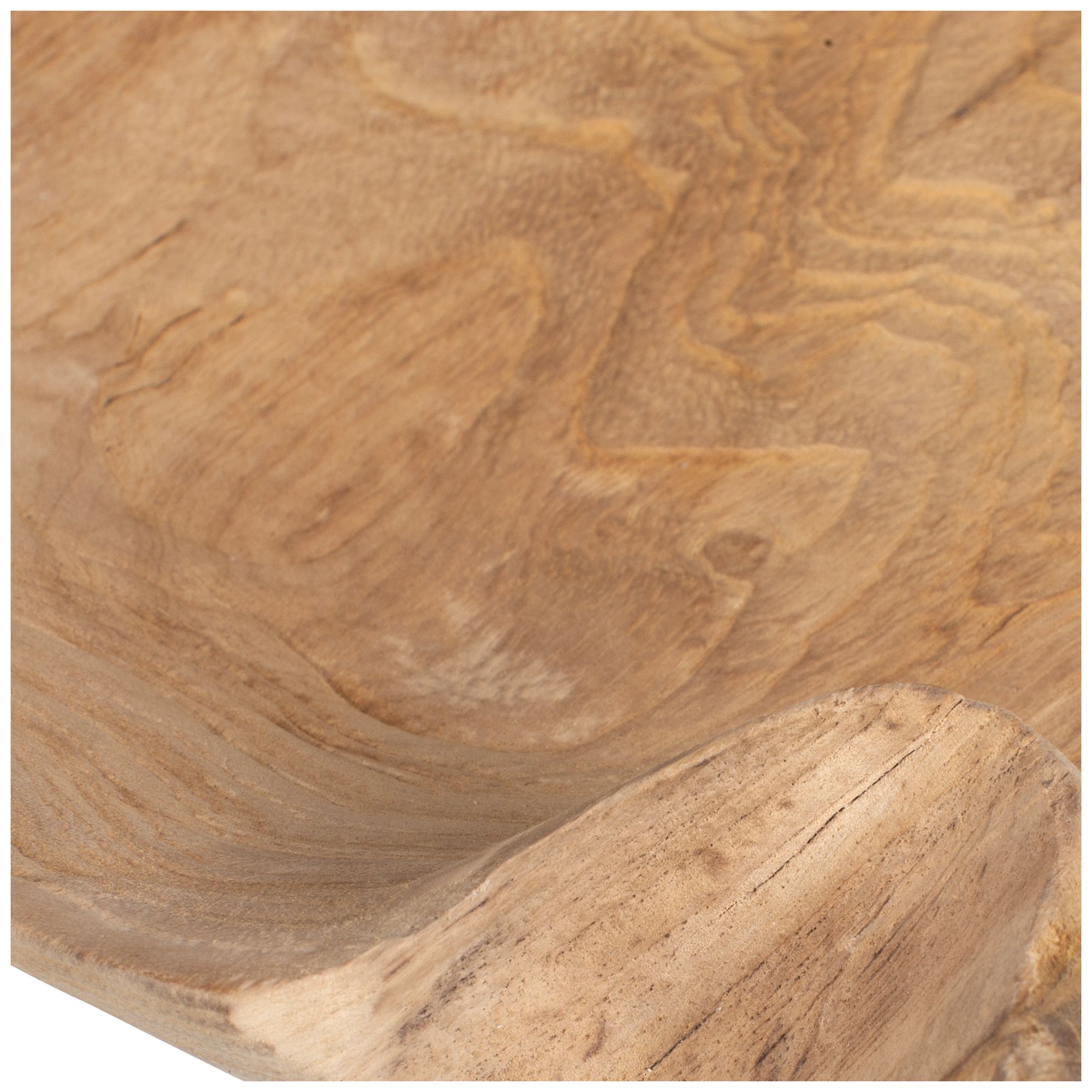 Uttermost Organic Embrace 19.7" Wide Teak Wood Indoor-Outdoor Bowl