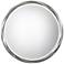 Uttermost Orion Metallic Silver Leaf 36" Round Wall Mirror