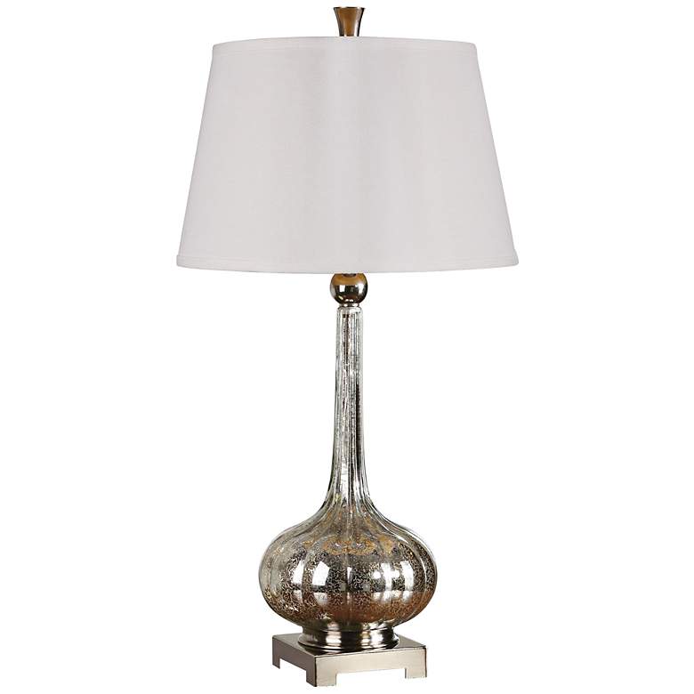 Image 1 Uttermost Oristano Fluted Mercury Glass Table Lamp