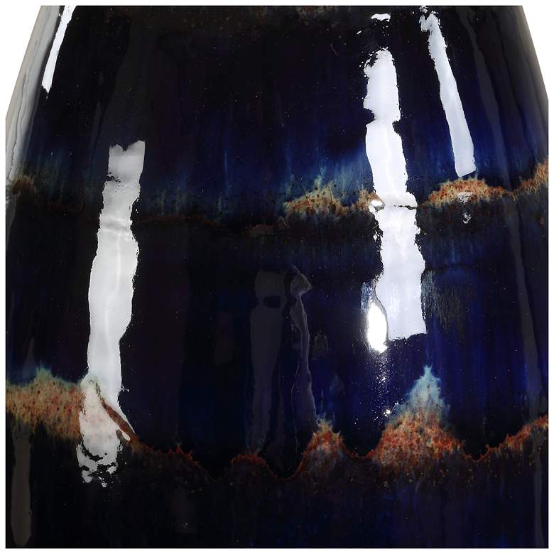 Image 5 Uttermost Orleans 27 1/2" Dk Blue Ceramic Table Lamp more views