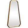 Uttermost Ottone Gold Leaf 22" x 36" Octagon Wall Mirror