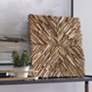 3_Uttermost Outland 24" Square Wood Wall Decor more views