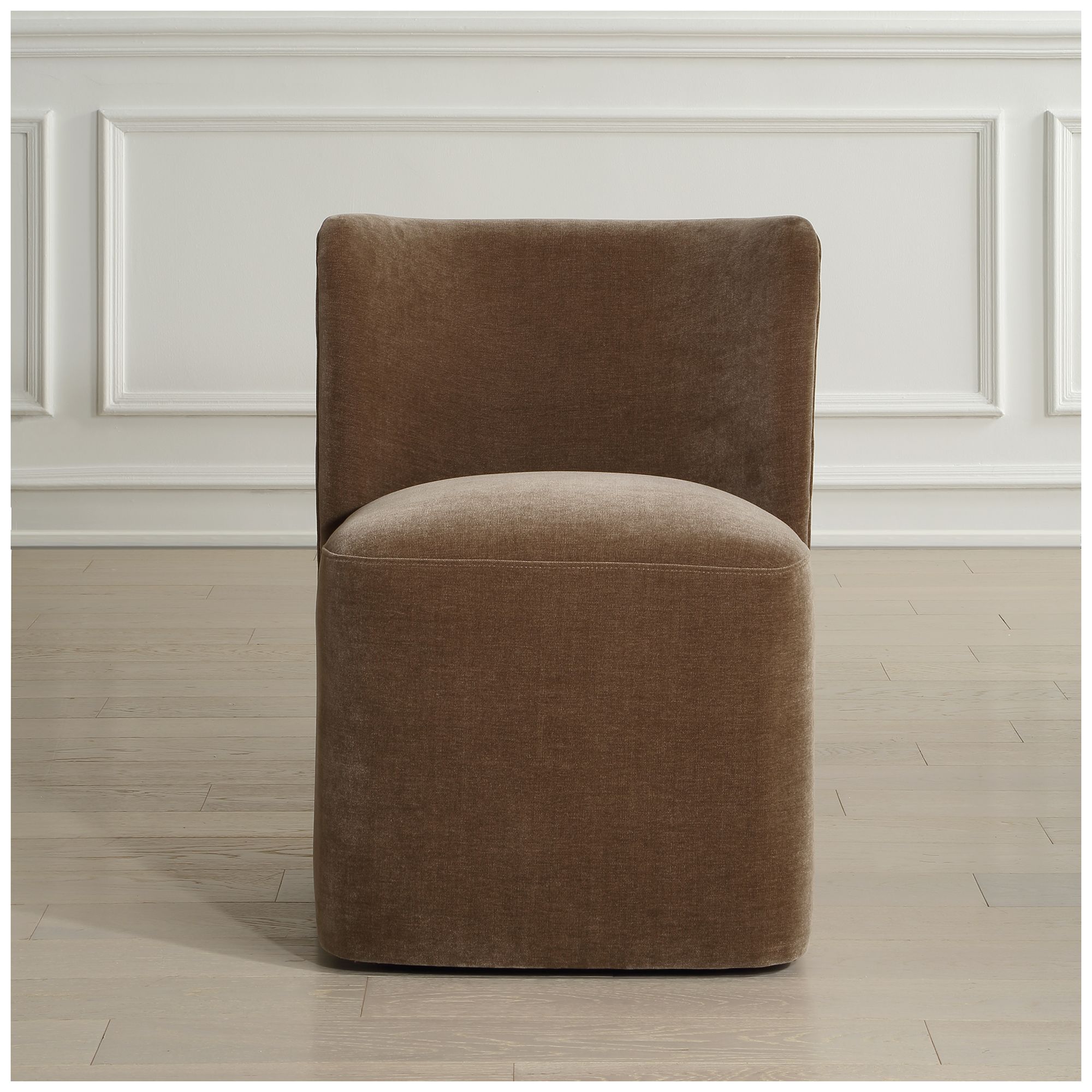 Image 3 Uttermost Outlook 22" Wide Truffle Brown Dining Chair more views