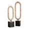 Uttermost Oval Fusion Ivory Stone Sculptures Set of 2