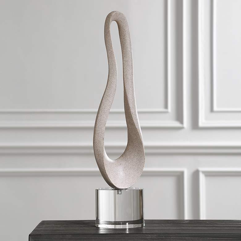 Image 1 Uttermost Oval Harmony 25 1/2" Sculpture
