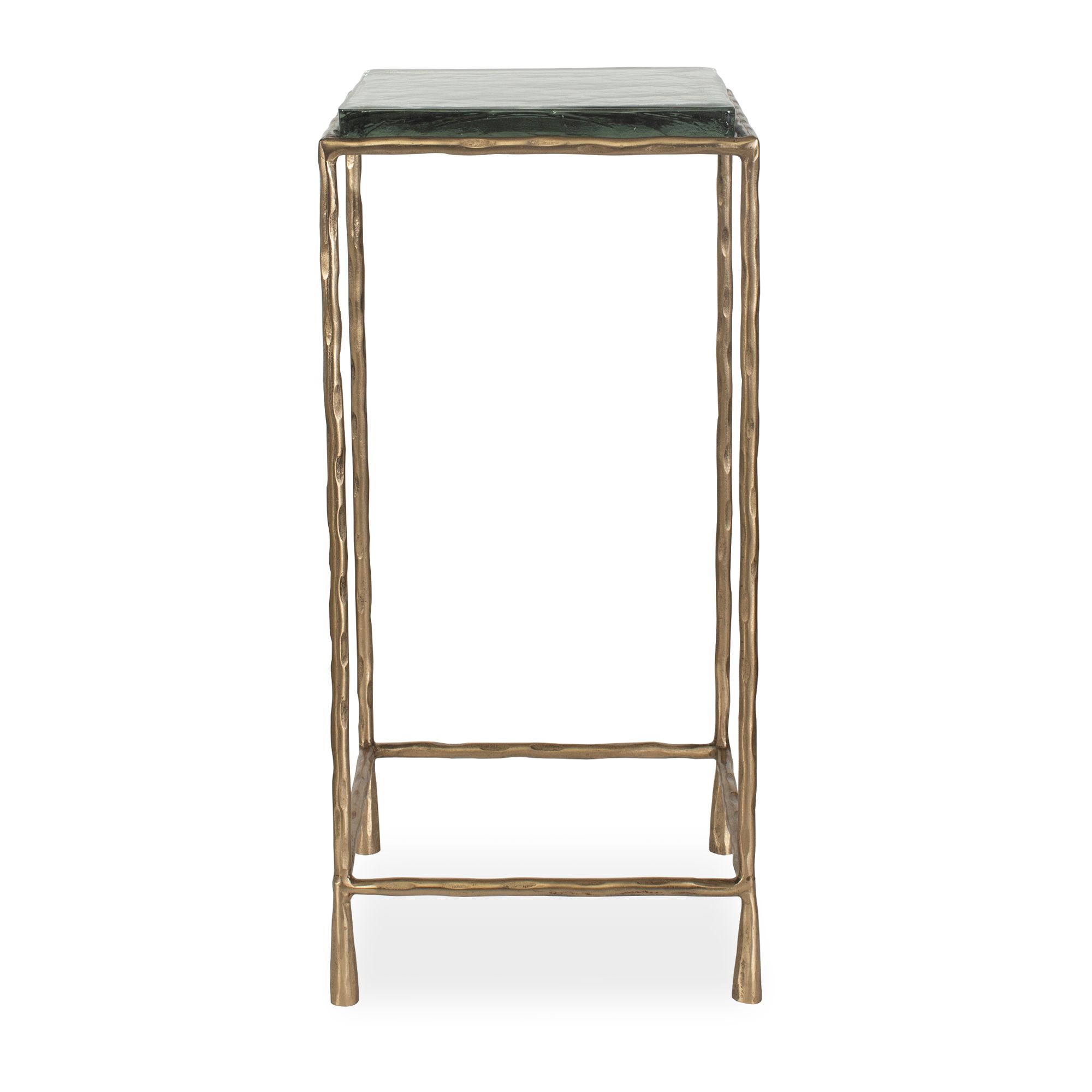 Image 5 Uttermost Ovard 24" High Metal Accent Table with Glass Top more views
