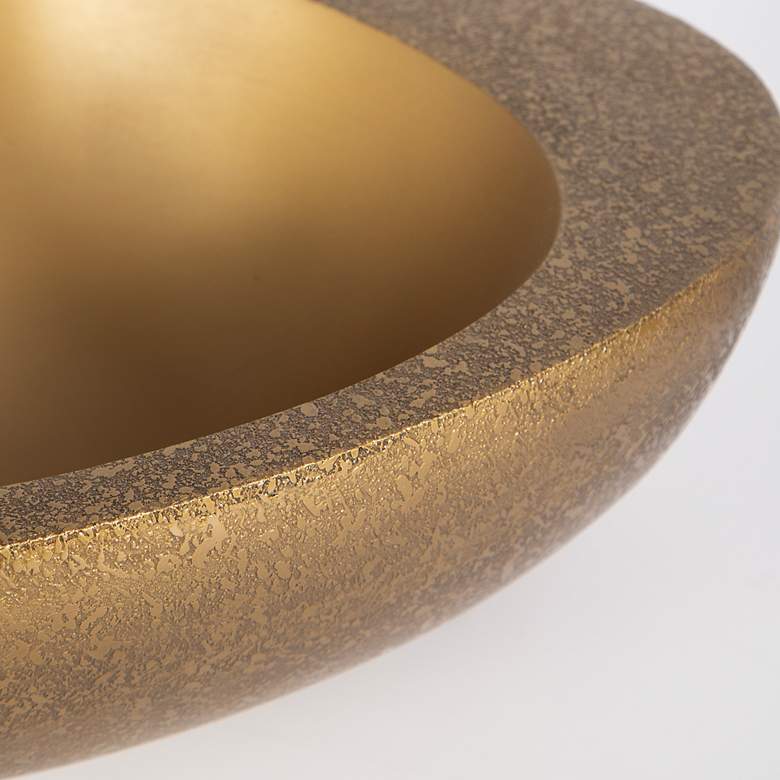 Image 5 Uttermost Ovate Brass Aluminum 2-Piece Bowls more views