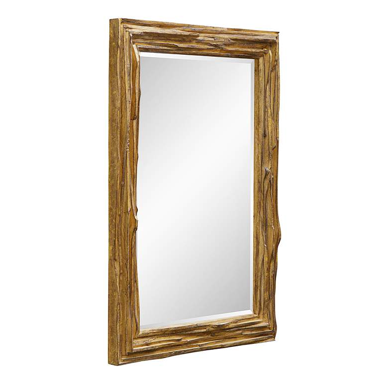 Image 4 Uttermost Overlap 32" x 43.7" Antique Gold Mirror more views