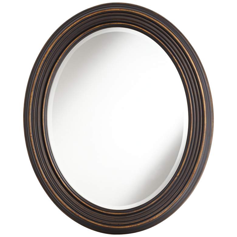 Image 3 Uttermost Ovesca 28" x 34" Decorative Oval Wall Mirror