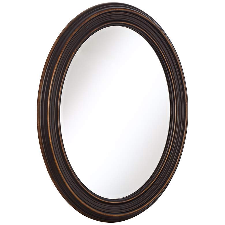 Image 4 Uttermost Ovesca 28" x 34" Decorative Oval Wall Mirror more views