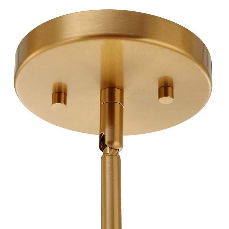 Image 7 Uttermost Oviform 30.25" Wide Brass 6 Lt Chandelier more views