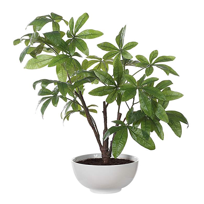 Image 2 Uttermost Pachira 28 1/4" High Money Tree