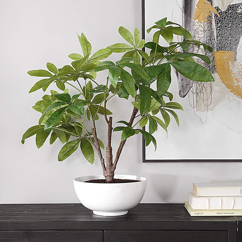 Image 1 Uttermost Pachira 28 1/4" High Money Tree
