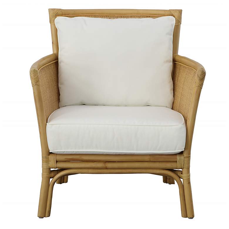 Image 2 Uttermost Pacific Natural Woven Rattan Armchair