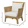 Uttermost Pacific Natural Woven Rattan Armchair