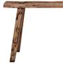 Uttermost Paddock 20" Reclaimed Pine Wood Rectangular Bench