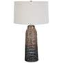 2_Uttermost Padma 31" High Ivory Chocolate Ombre Ceramic Table Lamp